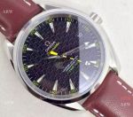 Swiss Omega Seamaster 007 Gauss Brown Leather Watch